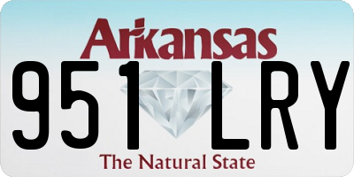 AR license plate 951LRY