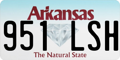 AR license plate 951LSH