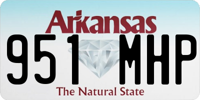 AR license plate 951MHP
