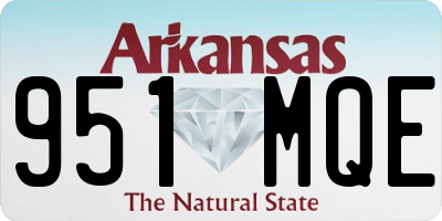 AR license plate 951MQE