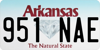 AR license plate 951NAE