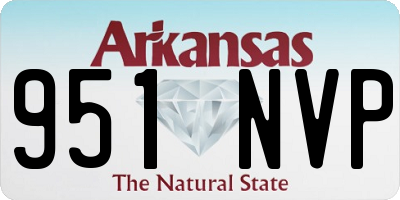 AR license plate 951NVP