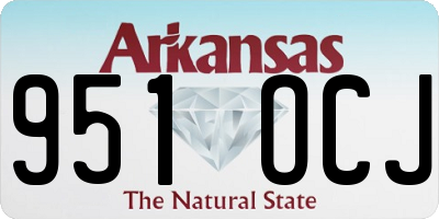 AR license plate 951OCJ