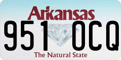 AR license plate 951OCQ