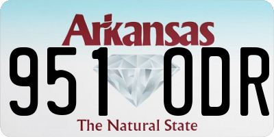 AR license plate 951ODR