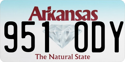 AR license plate 951ODY
