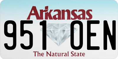 AR license plate 951OEN
