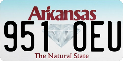 AR license plate 951OEU
