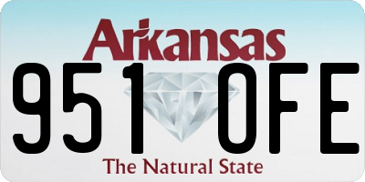 AR license plate 951OFE