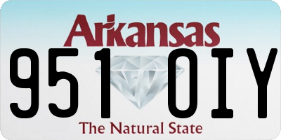 AR license plate 951OIY