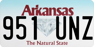 AR license plate 951UNZ
