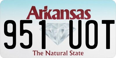 AR license plate 951UOT