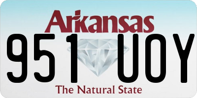 AR license plate 951UOY