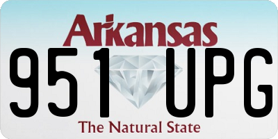 AR license plate 951UPG
