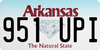 AR license plate 951UPI