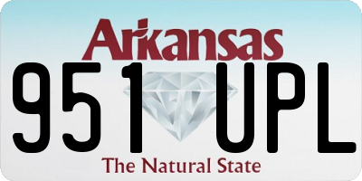 AR license plate 951UPL