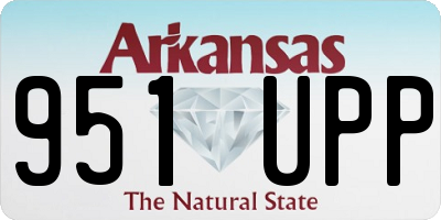 AR license plate 951UPP