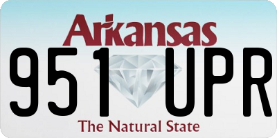 AR license plate 951UPR