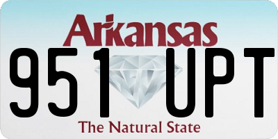 AR license plate 951UPT
