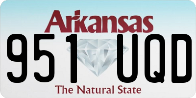AR license plate 951UQD