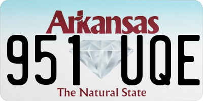 AR license plate 951UQE