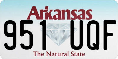 AR license plate 951UQF