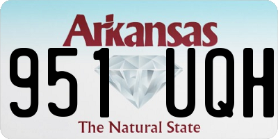 AR license plate 951UQH