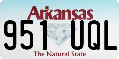 AR license plate 951UQL