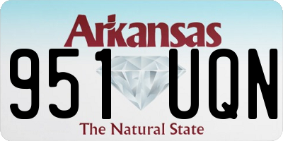 AR license plate 951UQN