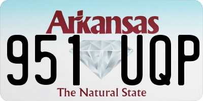 AR license plate 951UQP