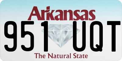 AR license plate 951UQT