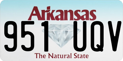 AR license plate 951UQV