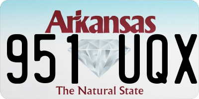 AR license plate 951UQX