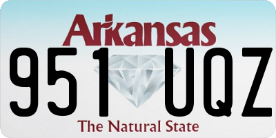 AR license plate 951UQZ