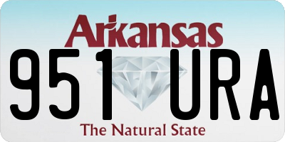 AR license plate 951URA
