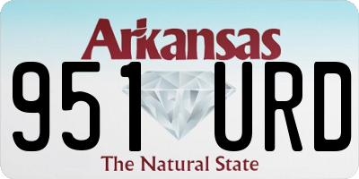 AR license plate 951URD