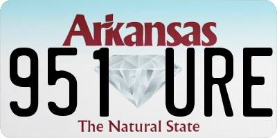 AR license plate 951URE