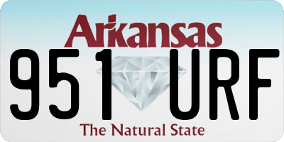 AR license plate 951URF