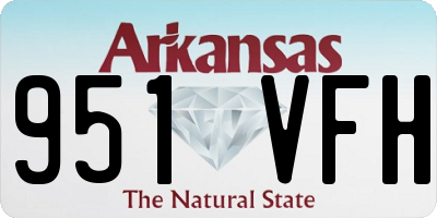 AR license plate 951VFH