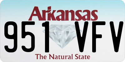 AR license plate 951VFV