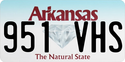 AR license plate 951VHS