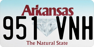 AR license plate 951VNH