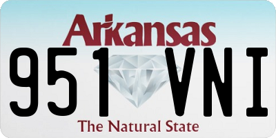 AR license plate 951VNI