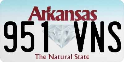 AR license plate 951VNS