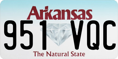 AR license plate 951VQC