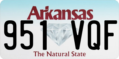 AR license plate 951VQF