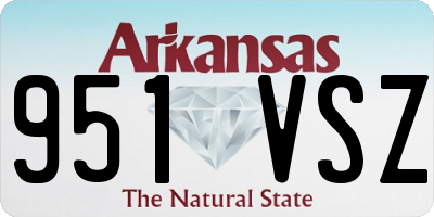 AR license plate 951VSZ