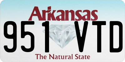 AR license plate 951VTD