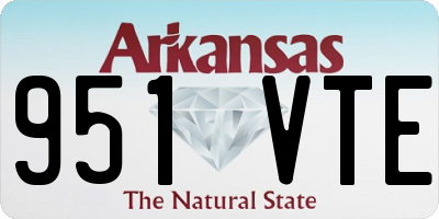 AR license plate 951VTE