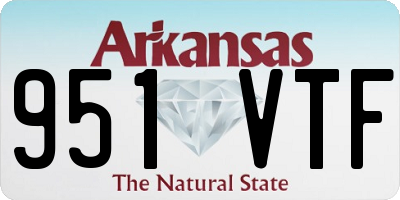 AR license plate 951VTF
